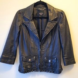 Miss Sixty Black Leather Jacket